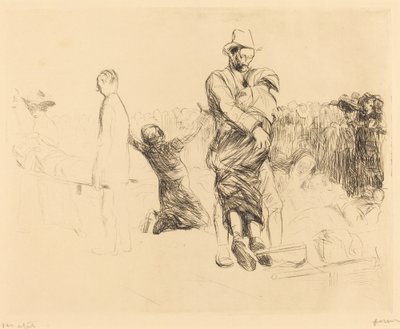 Lourdes, Transport of the Paralyzed by Jean Louis Forain