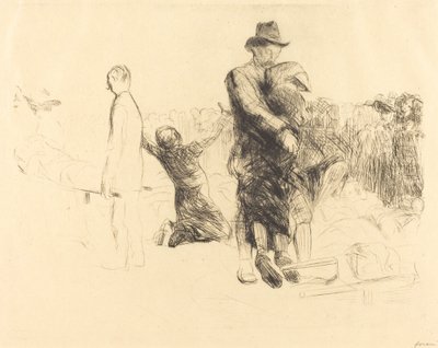 Lourdes, Transport of the Paralyzed by Jean Louis Forain