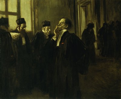 Palace Corridor Scene by Jean Louis Forain