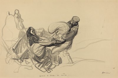 Quand le boche se retire... by Jean Louis Forain