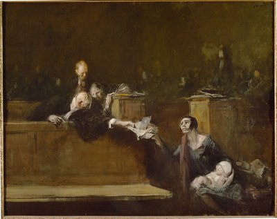 Court Scene by Jean Louis Forain