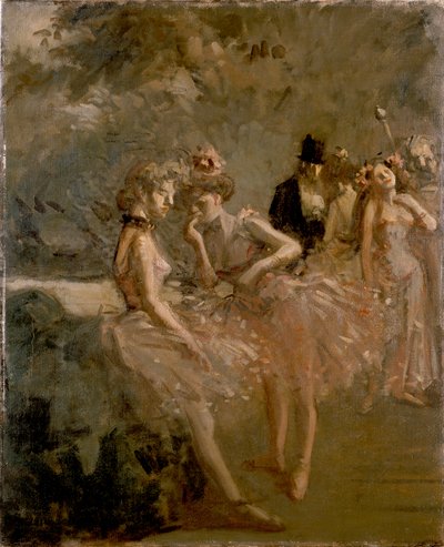 Scene in the Wings of a Theatre by Jean Louis Forain