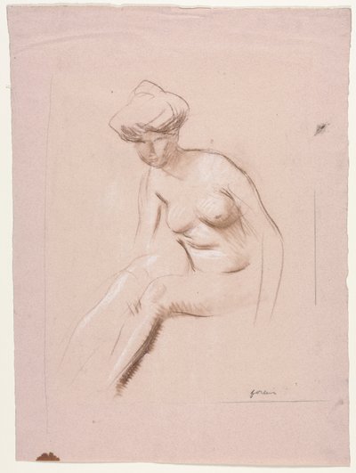 Seated Nude by Jean Louis Forain