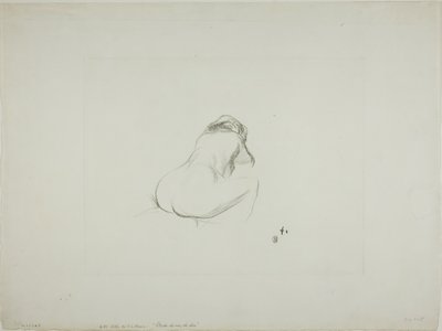 Study of a Nude Woman, from Behind by Jean Louis Forain