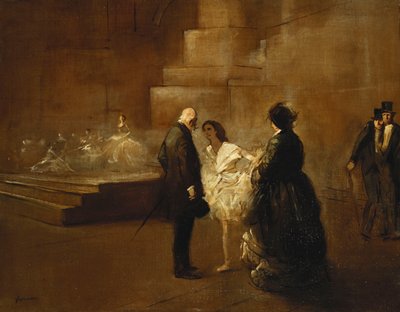 The Dance Lesson by Jean Louis Forain