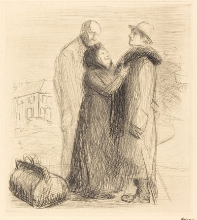 The Departure of the Prodigal Son (first plate) by Jean Louis Forain