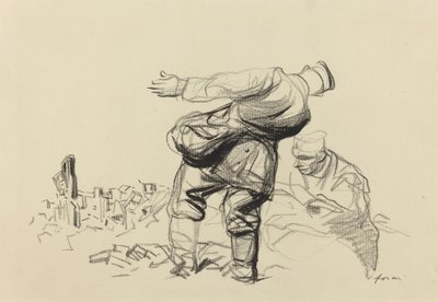 The Empire Destroys, The Republic Pays by Jean Louis Forain