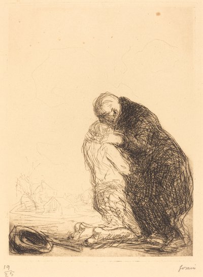 The Return of the Prodigal Son (third plate) by Jean Louis Forain