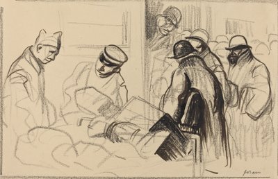 The Train for Berne, c. 1914-1919 by Jean Louis Forain