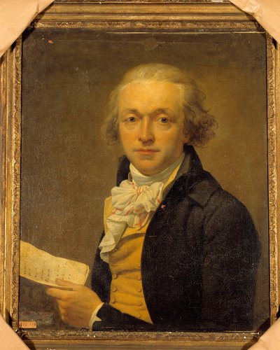 Portrait of Joseph Delaunay, member of the National Assembly and the Convention. Painting by Jean Louis Laneuville by Jean Louis Laneuville