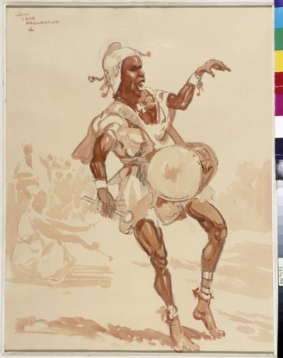 African Musician by Jean Louis Paguenaud