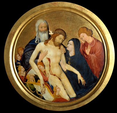 Pity of Our Lord, said the great round Pieta by Jean Malouel or Maelwael