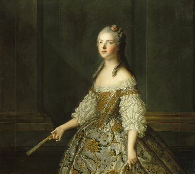 Madame Adélaïde of France Holding a Fan by Jean Marc Nattier