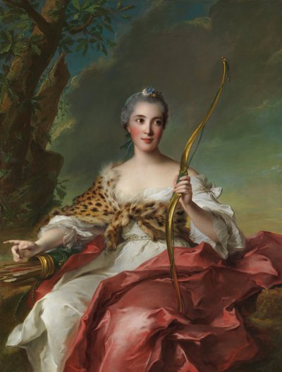Madame Bergeret de Frouville as Diana by Jean Marc Nattier