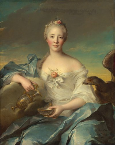 Madame Le Fèvre de Caumartin as Hebe by Jean Marc Nattier