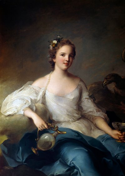 Portrait of Charlotte Louise de Rohan-Guemenee, Princess of Masseran, Marquise of Crevecoeur Represented as Hebe by Jean Marc Nattier