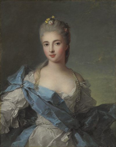 Portrait of Duchesse de la Rochefoucauld by Jean Marc Nattier