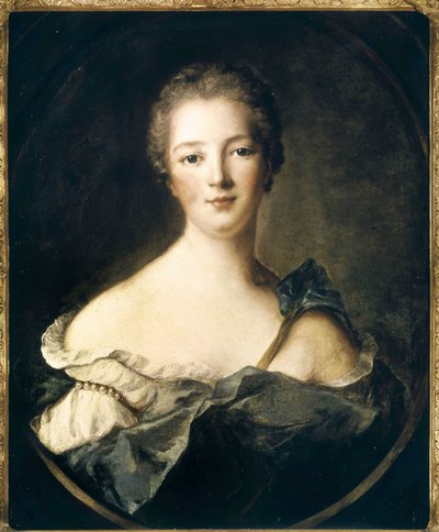 Portrait of Jeanne Antoinette Poisson, Marquise of Pompadour (Madame de Pompadour) by Jean Marc Nattier