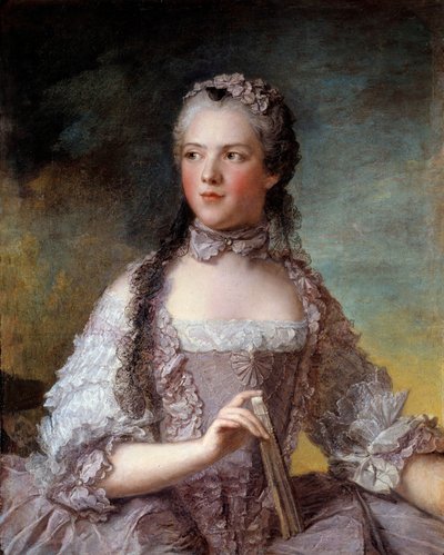 Portrait of Madame Adelaide of France (1732-1800), daughter of King Louis XV. Painting by Jean-Marc Nattier (1685-1766) by Jean Marc Nattier
