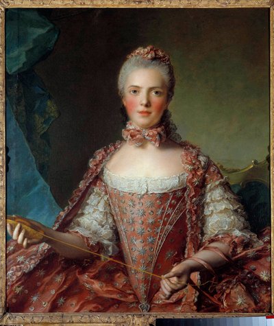 Portrait of Madame Adelaide of France Making Knots by Jean Marc Nattier