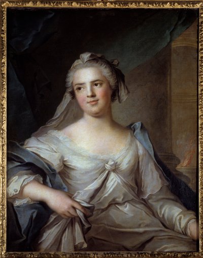 Portrait of Madame Henriette of France (1727-1752) Daughter of Louis XV, in Vestal. Painting by Jean Marc Nattier (1685-1766) by Jean Marc Nattier