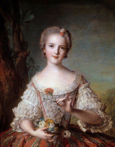 Portrait of Madame Louise of France (1737-1787) daughter of King Louis XV by Jean Marc Nattier