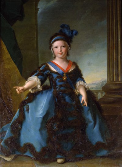 Portrait of Prince Louis Joseph Xavier, Duke of Burgundy 1751-1761 by Jean Marc Nattier