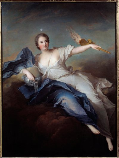 Portrait of the Duchess of Chateauroux in Aurora (Marie Anne de Mailly Nesle) by Jean Marc Nattier