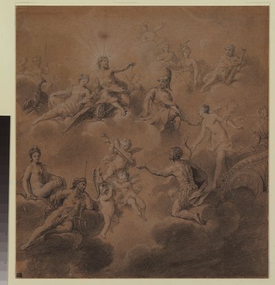 Venus Presenting Aeneas to the Gods by Jean Marc Nattier