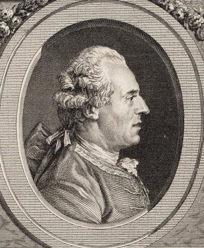 Portrait of the Violinist and Composer Jean Joseph Cassanéa de Mondonville by Jean Marie Delatre