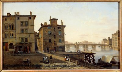 View of the old fishing district in Lyon by Jean Michel Grobon