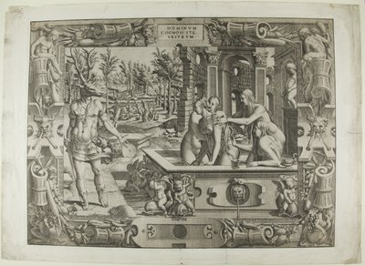 Diana and Actaeon (the Metamorphosis of Actaeon) by Jean Mignon