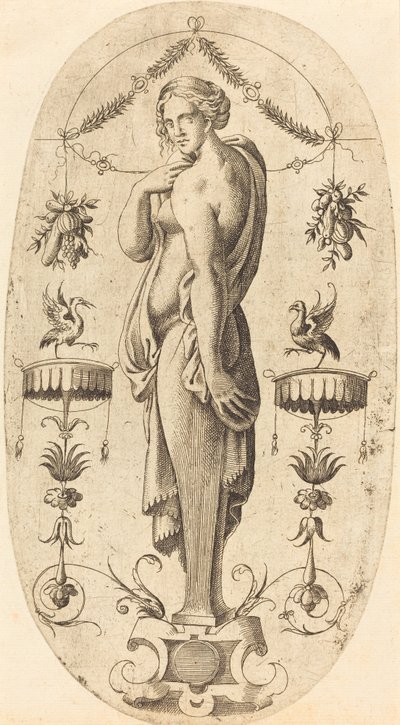 Woman with Left Profile by Jean Mignon