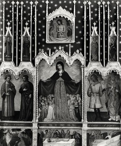 Virgin of Mercy, c.1429 (detail) by Jean Mirailhet