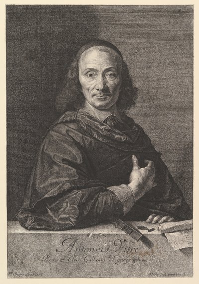 Antoine Vitre, Typographer of the King by Jean Morin