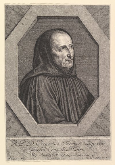 Dom Gregoire Tarrisse, Superior General of the Congregation of Saint-Maur by Jean Morin
