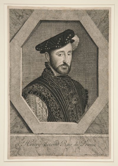 Henry II, King of France (1519-1559) by Jean Morin