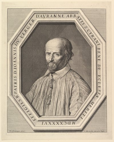 Jean Duvergier de Hauranne, Abbe de Saint-Cyran by Jean Morin