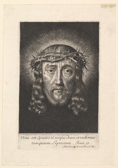 The Holy Face Crowned with Thorns, Small Format by Jean Morin