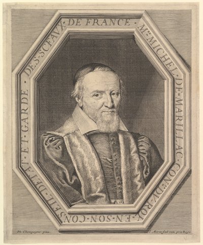 Michel de Marillac, Counsellor of State and Keeper of the Seals by Jean Morin