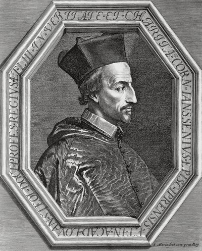 Portrait of Corneille Janssens (Cornelius Jansen) by Jean Morin