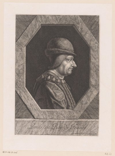 Portrait of Louis XI, King of France by Jean Morin