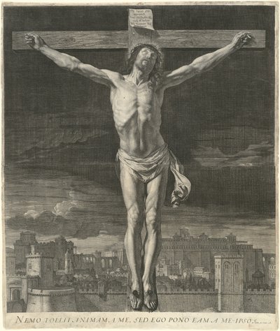 Christ Dying on the Cross by Jean Morin, after Philippe de Champaigne