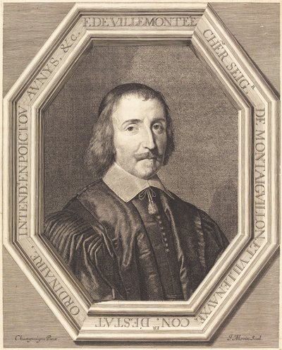 Francois de Villemontee by Jean Morin after Philippe de Champaigne