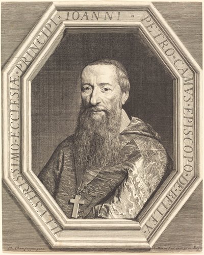 Jean Pierre Camus by Jean Morin after Philippe de Champaigne