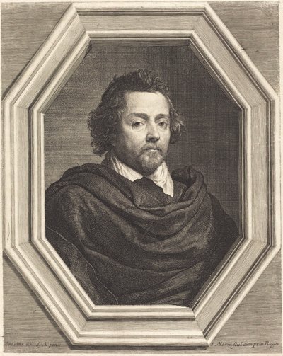 Nicolas Chrystin by Jean Morin, after Sir Anthony van Dyck