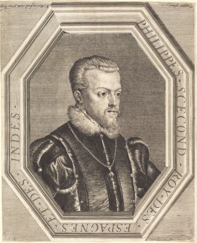 Philip II, King of Spain by Jean Morin after Titian