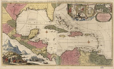 Archipelago of Mexico Including the Islands of Cuba, Hispaniola, Jamaica, etc. by Jean; Mortier Cóvens