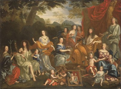 The Family of Louis XIV by Jean Nocret