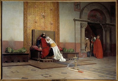 Excommunication of Robert II the Pious in 998 by Jean Paul Laurens
